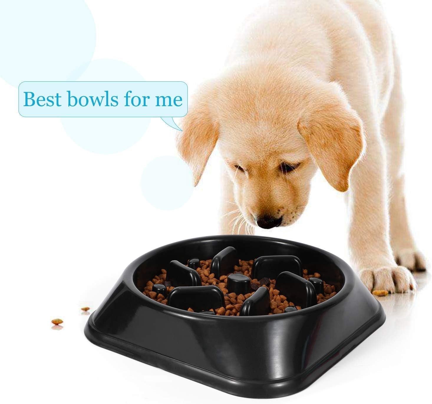 Dog Feeder Slow Eating Pet Bowl Eco-Friendly - BIG FRENCHIES