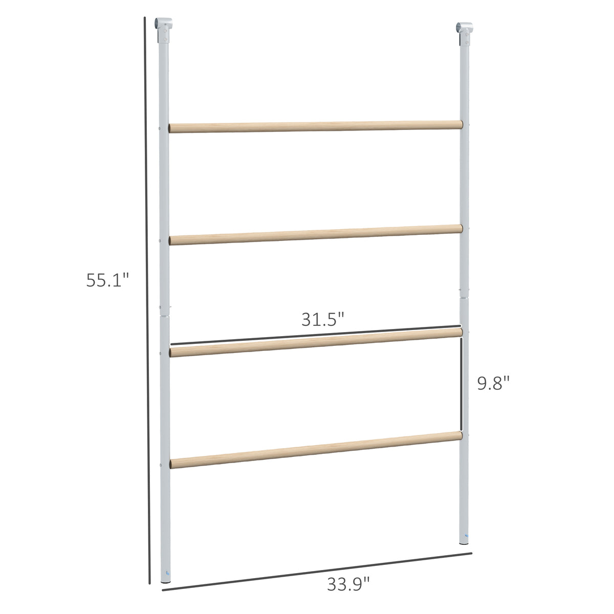 Chicken Roost for Coop, Jungle Gym Roosting Bar, 55" x 33.75"