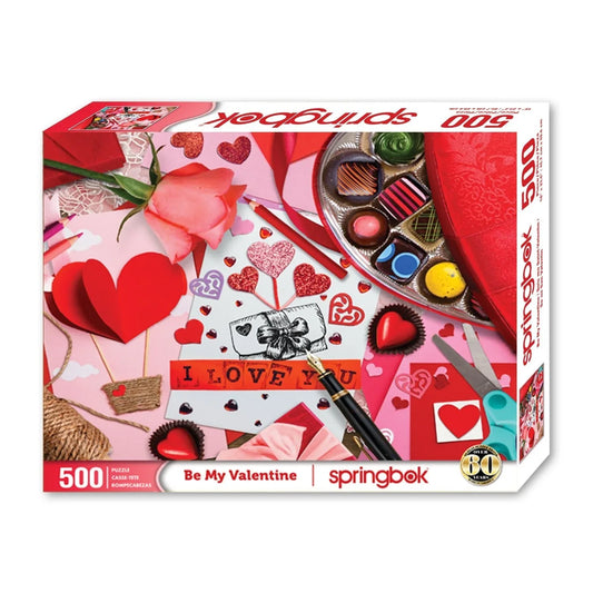 Be My Valentine 500 Piece Jigsaw Puzzle | Springbok Puzzles - BIG FRENCHIES