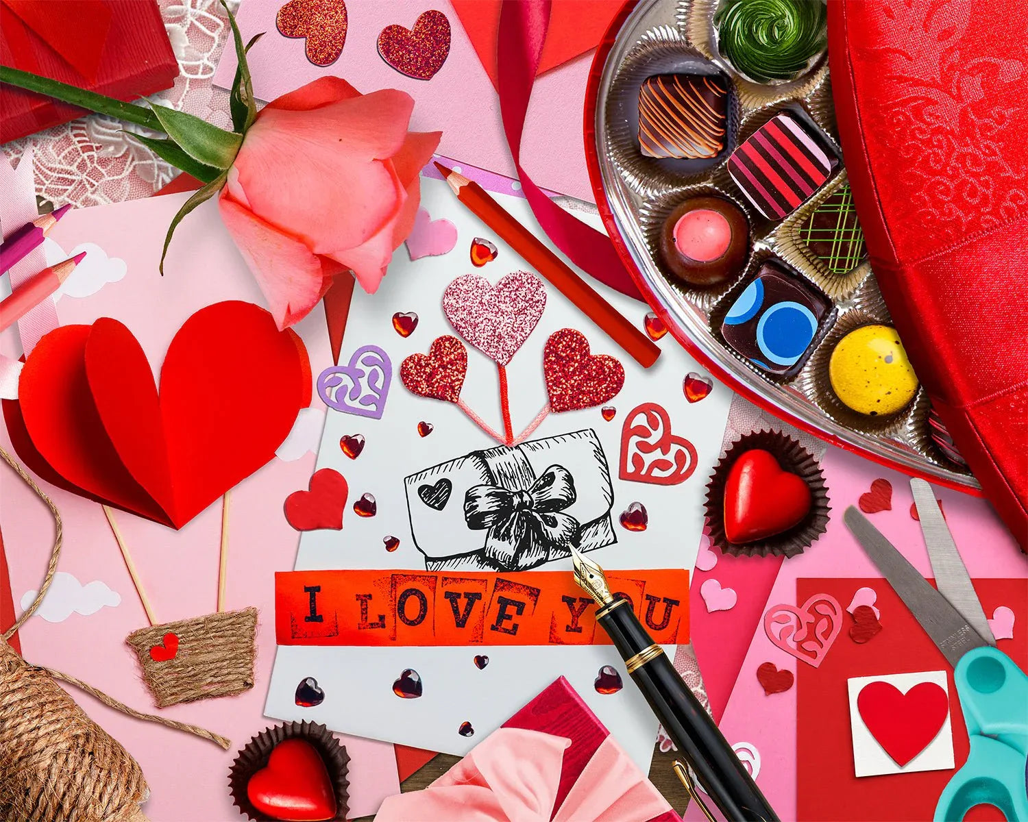 Be My Valentine 500 Piece Jigsaw Puzzle | Springbok Puzzles - BIG FRENCHIES