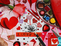 Be My Valentine 500 Piece Jigsaw Puzzle | Springbok Puzzles - BIG FRENCHIES