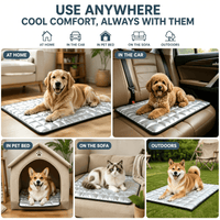 A Must-Have When Going Out.Multi-use Pet Pad, Waterproof, Machine Washable & Dirt Repellent For Dogs & Cats, Works For V