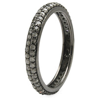 0.67 Carat Genuine TLB Diamond .925 Sterling Silver Ring
