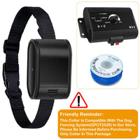 1Set Electric Dog Fence System Pet Tone Shock Boundary Containment Water Resistant Collar Receiver For Small Medium Larg