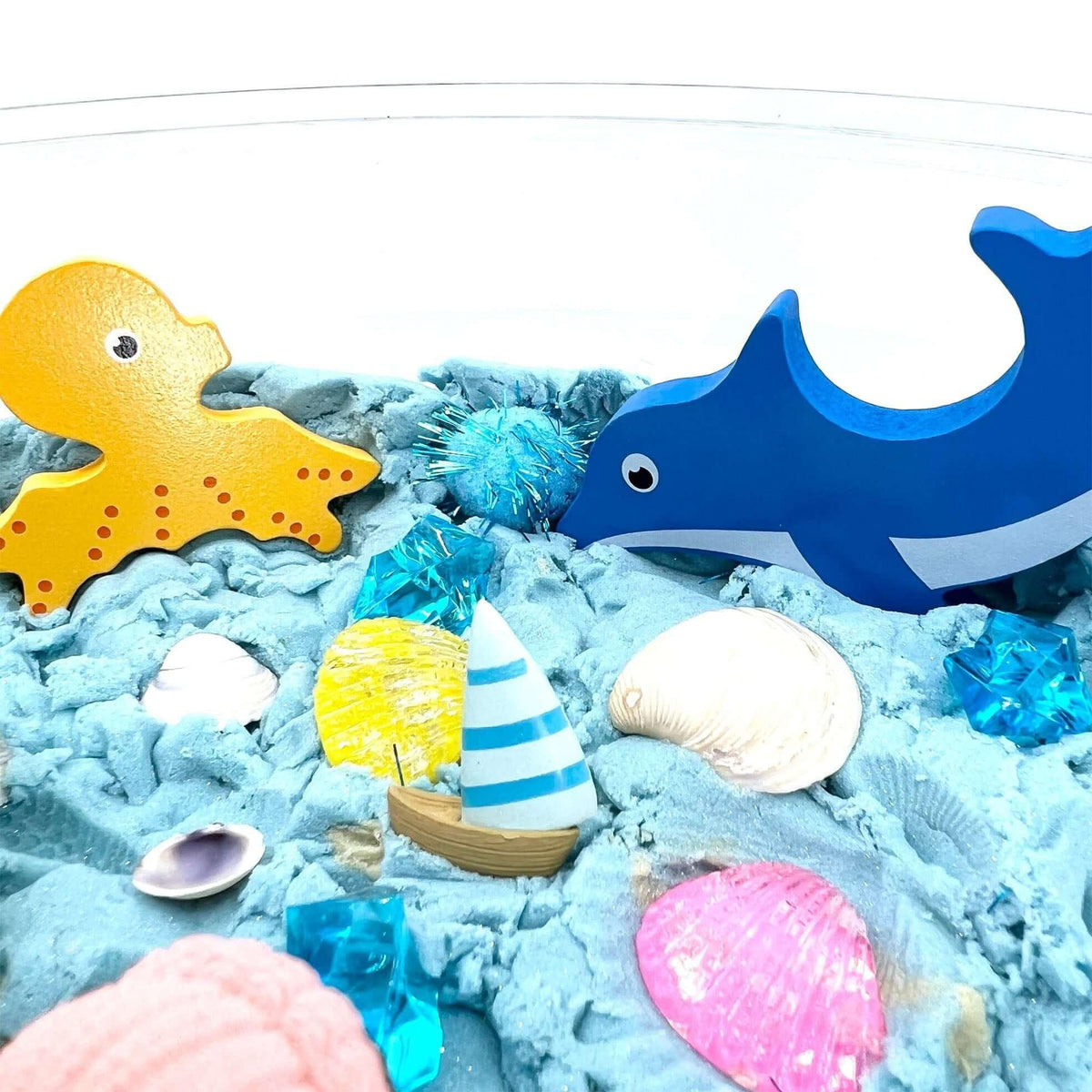 Beach Day, Ocean Theme Set with Kinetic Sand - BIG FRENCHIES
