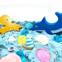 Beach Day, Ocean Theme Set with Kinetic Sand - BIG FRENCHIES