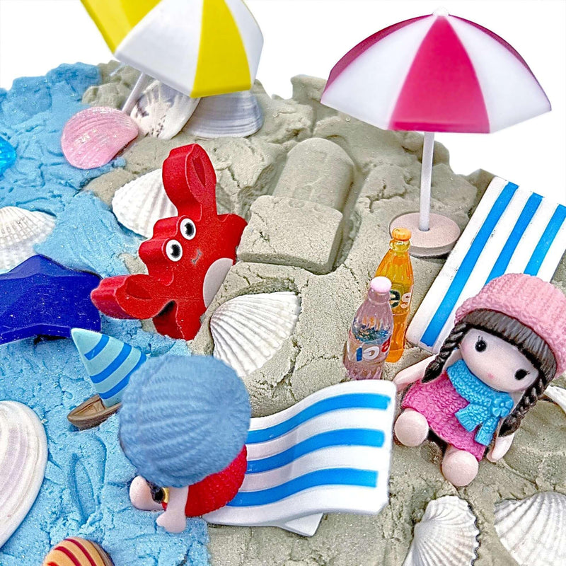 Beach Day, Ocean Theme Set with Kinetic Sand - BIG FRENCHIES