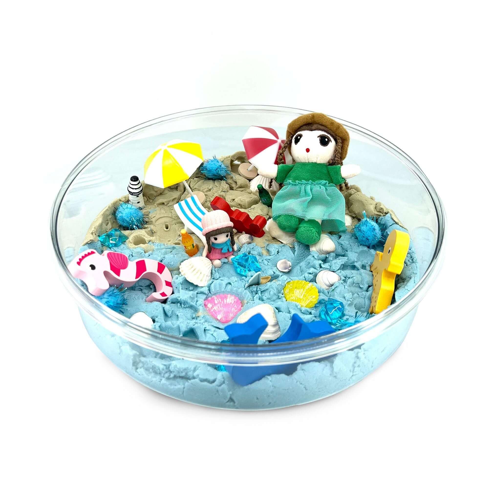 Beach Day, Ocean Theme Set with Kinetic Sand - BIG FRENCHIES
