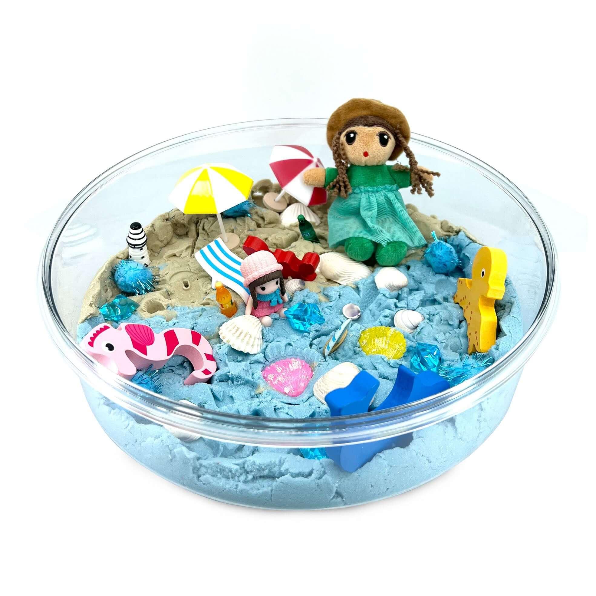 Beach Day, Ocean Theme Set with Kinetic Sand - BIG FRENCHIES