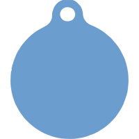 Beach Party HD Dog ID Tag