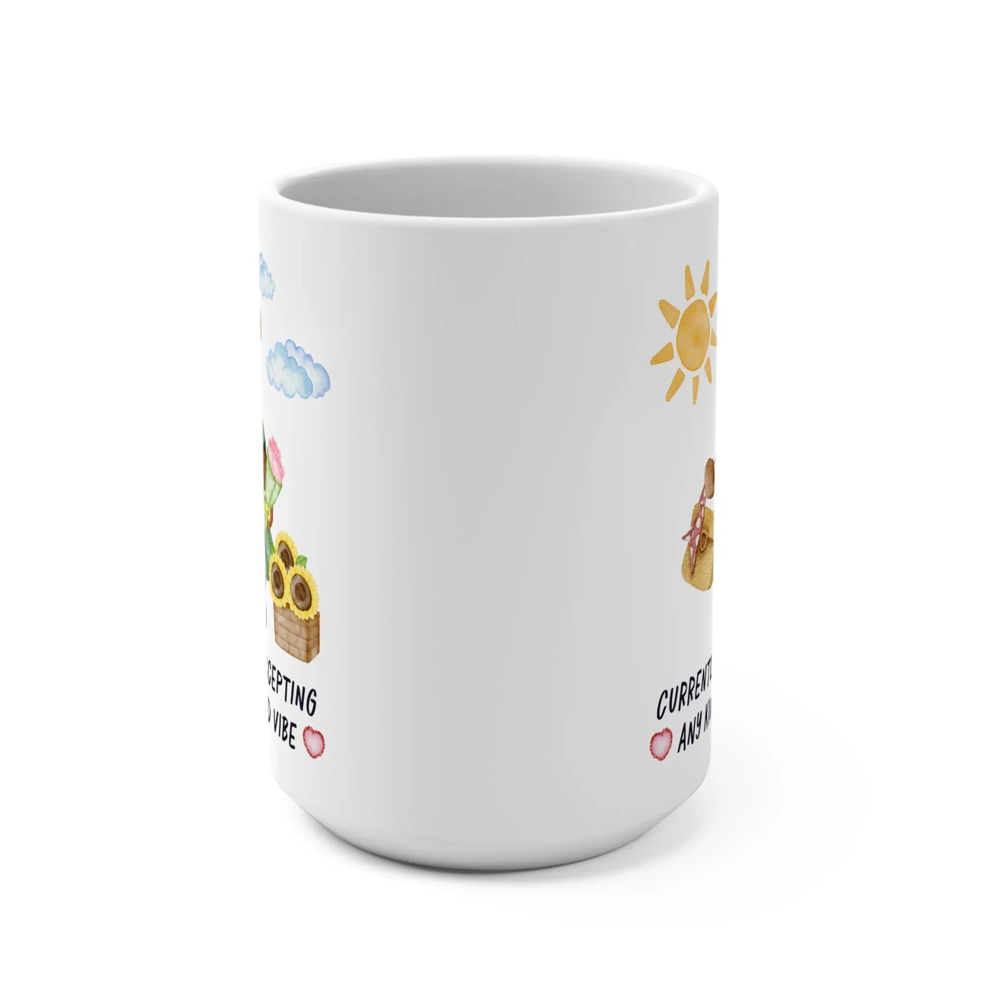 Bear Taking No Bad Vibes Mug - BIG FRENCHIES
