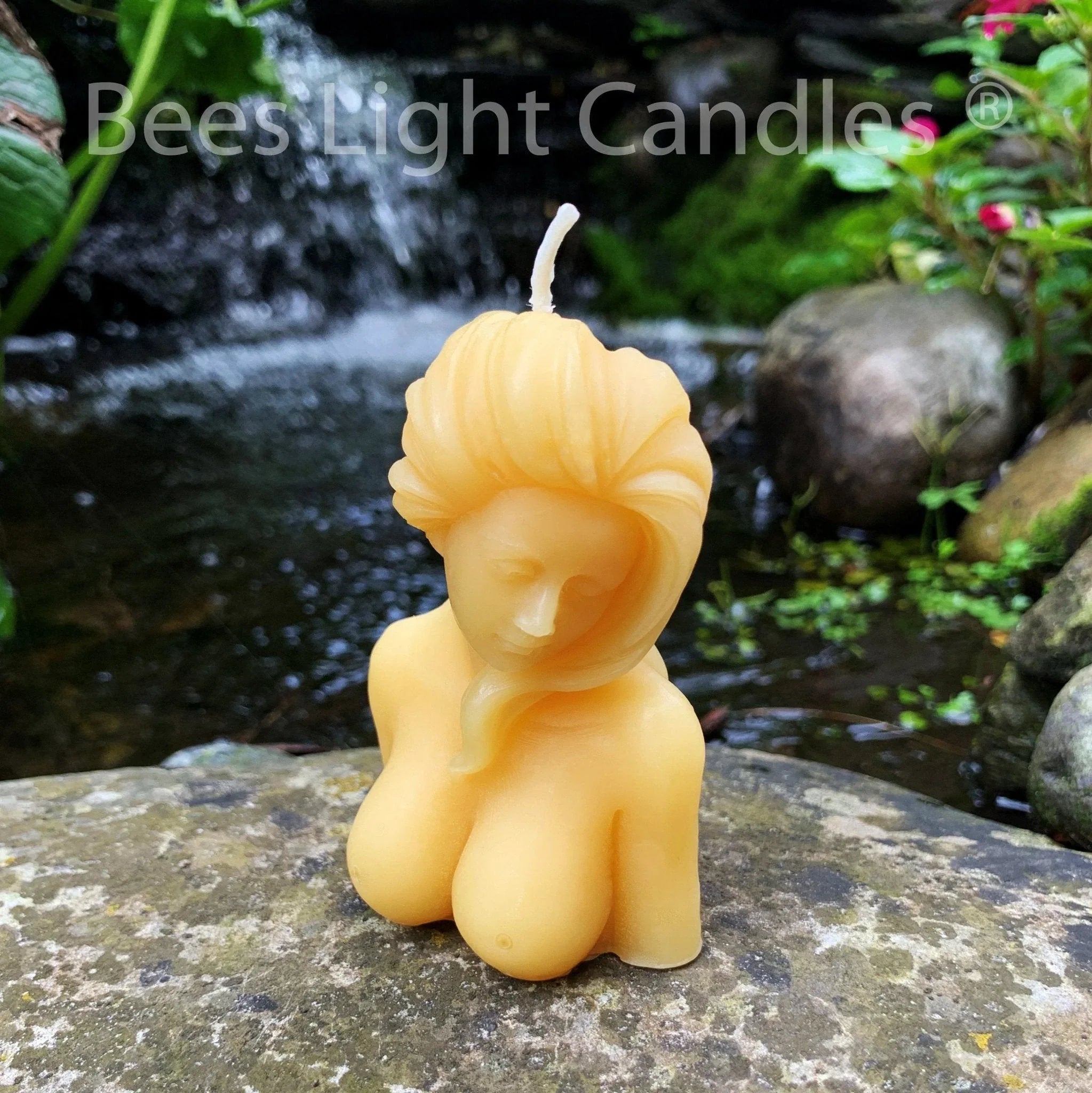 Beautiful Lady Beeswax Candle - BIG FRENCHIES