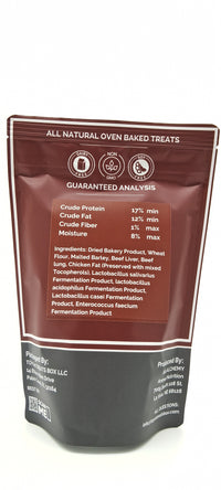Digestive Health Beef Heart Dog Treats - All Natural Oven Baked