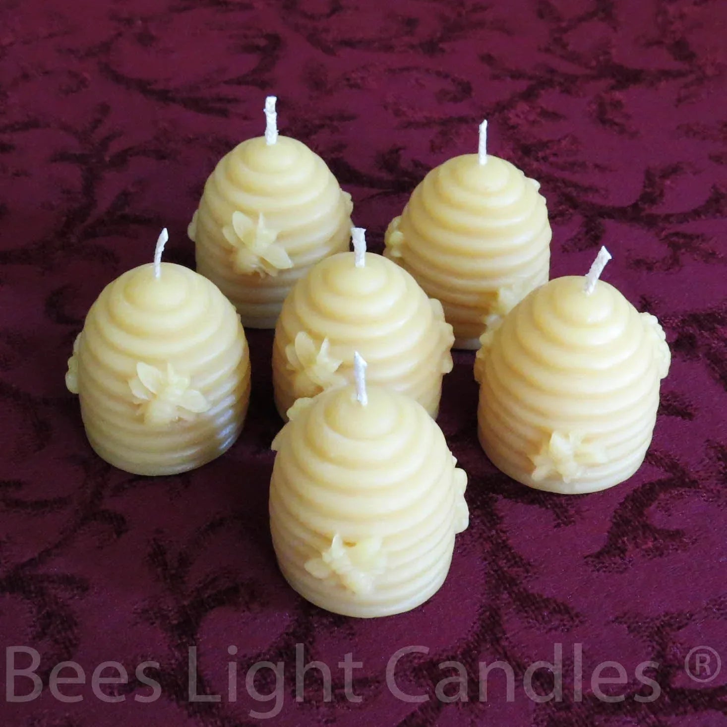 Beehive Skep Votive Beeswax Candle - BIG FRENCHIES
