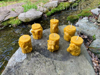 Animal Pillar Beeswax Candles - BIG FRENCHIES