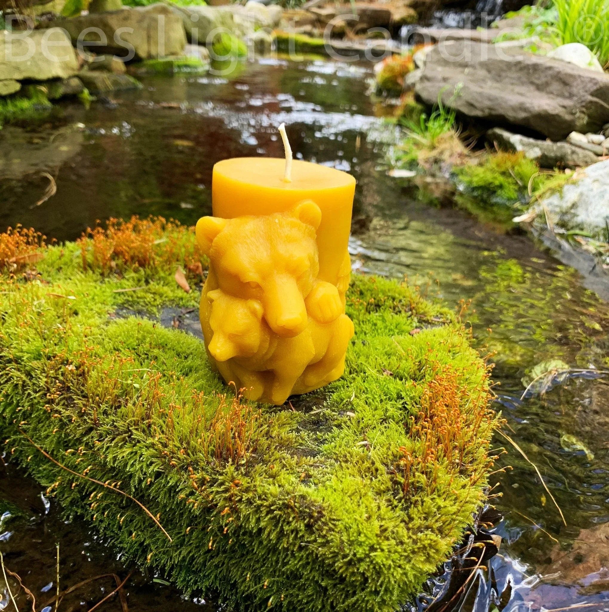 Animal Pillar Beeswax Candles - BIG FRENCHIES
