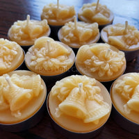 Beeswax Bell Tealight Candles - BIG FRENCHIES