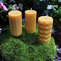 Modern Pillar Beeswax Candles - BIG FRENCHIES
