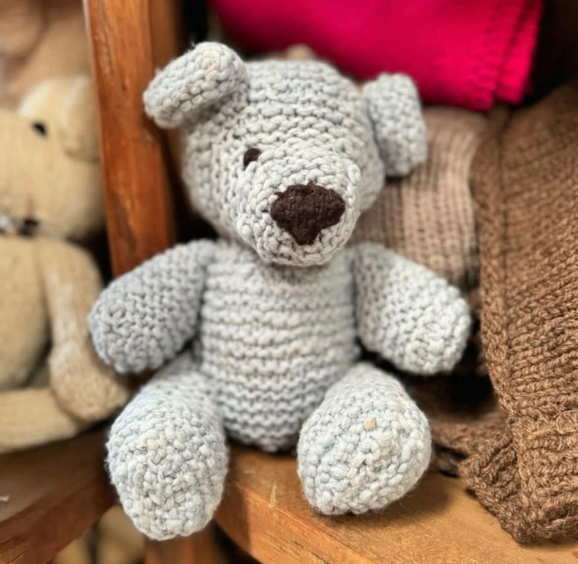 Wool Knit Buddy | Zee the Blue Bear - BIG FRENCHIES