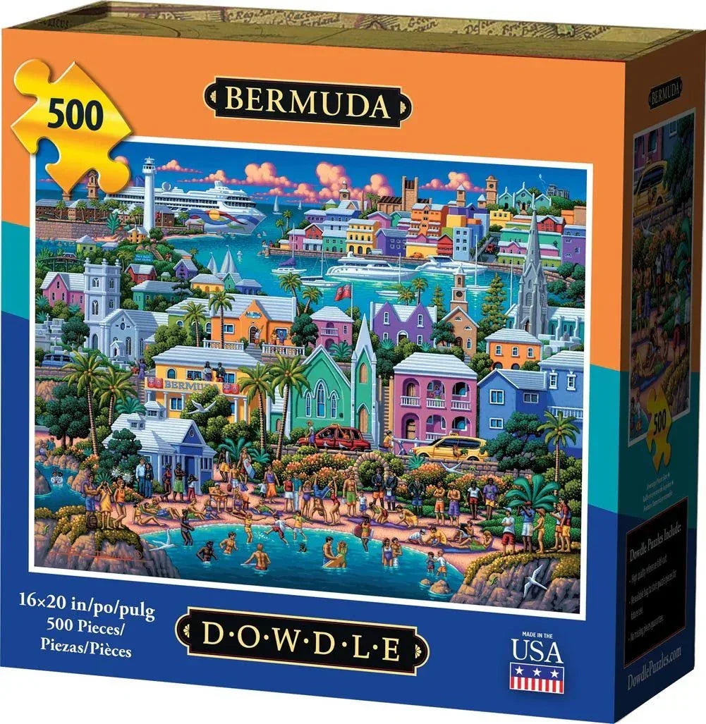 Bermuda 500 Piece Jigsaw Puzzle | Dowdle Puzzles - BIG FRENCHIES