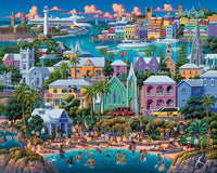 Bermuda 500 Piece Jigsaw Puzzle | Dowdle Puzzles - BIG FRENCHIES
