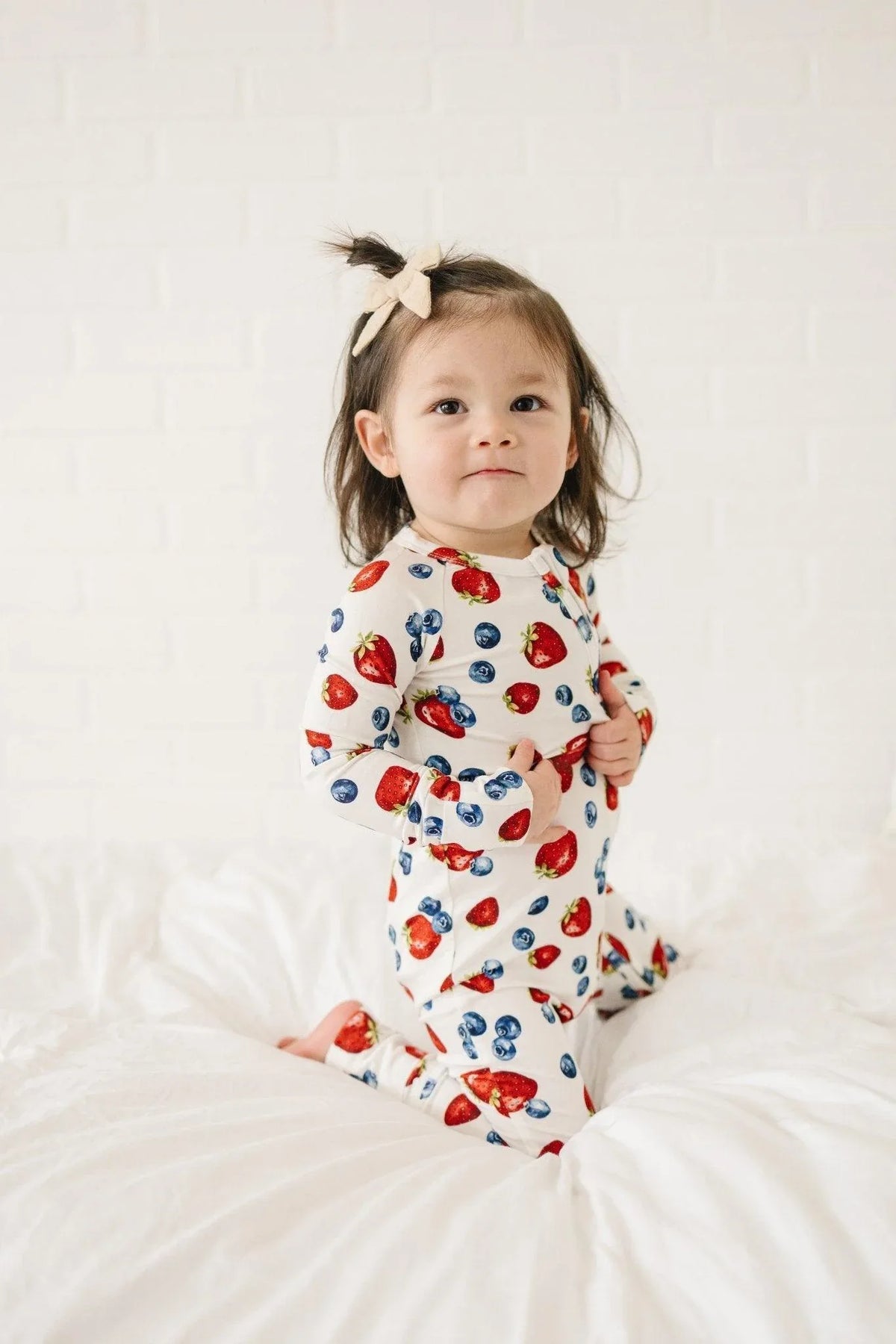 Berry Sweet Bamboo Zippy Romper - BIG FRENCHIES