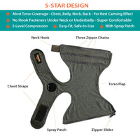 NeoAlly Upgraded Dog Surgical Recovery Vest for Dogs and Cats