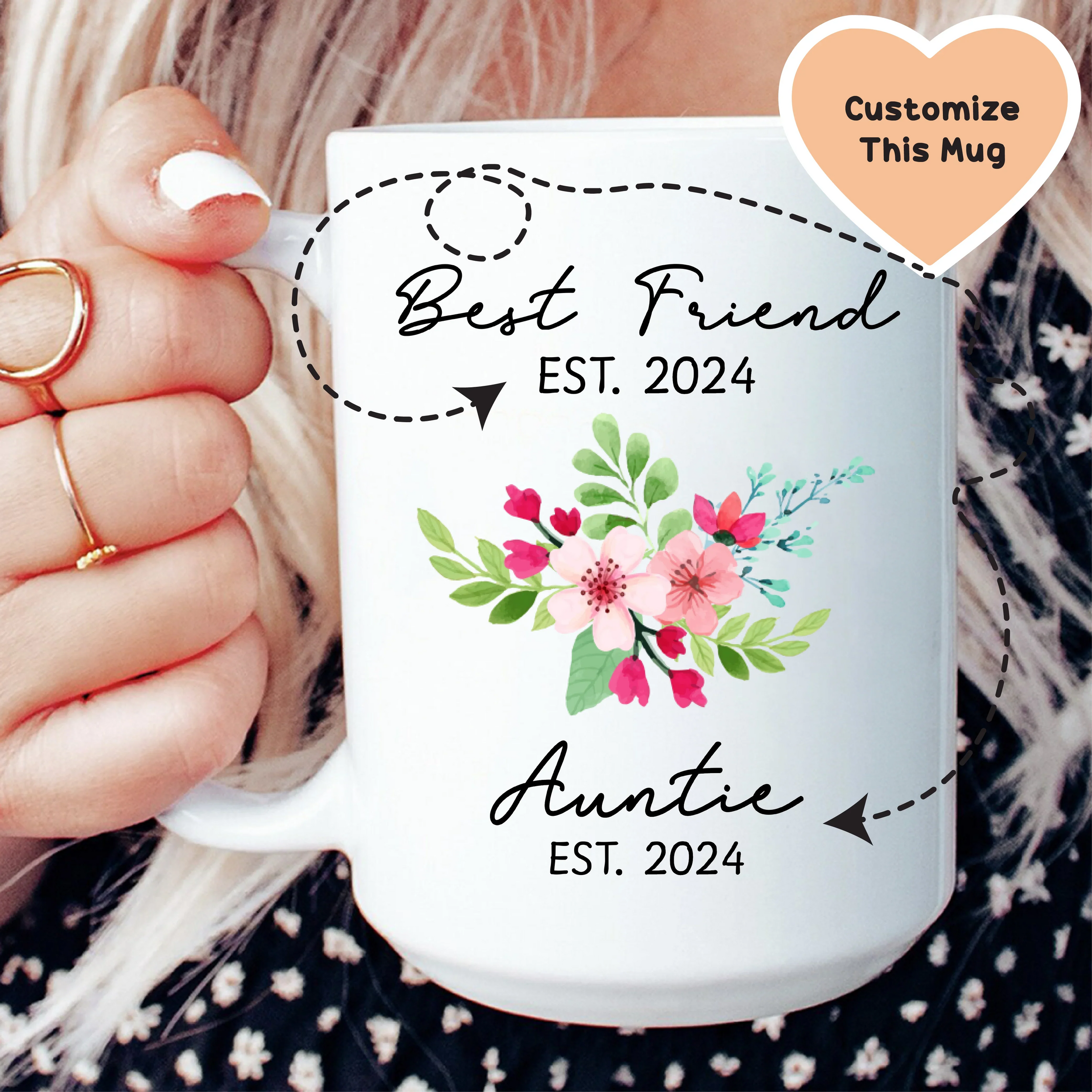 Best Friend Custom Mug - BIG FRENCHIES