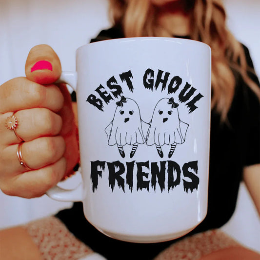 Best Ghoul Friends Ceramic Mug 15 oz - BIG FRENCHIES