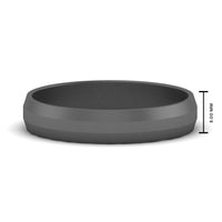 Wedding Band Beveled Edge Matte