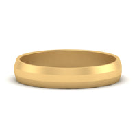Wedding Band Beveled Edge Matte
