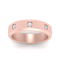 Beveled Mens Promise Ring