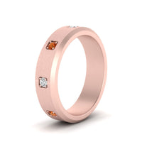 Beveled Mens Promise Ring