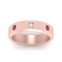 Beveled Mens Promise Ring