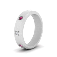 Beveled Mens Promise Ring