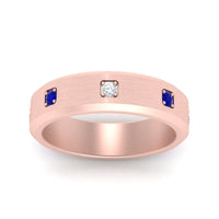 Beveled Mens Promise Ring
