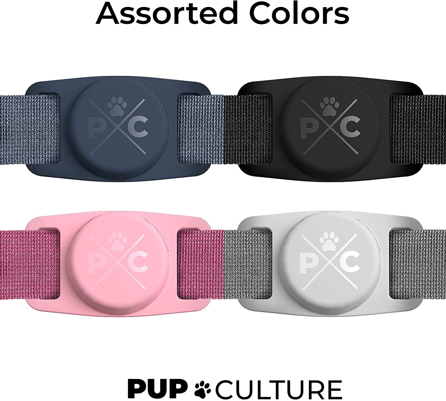 Airtag Dog Collar Holder, Extra-Durable, Lightweight, - BIG FRENCHIES