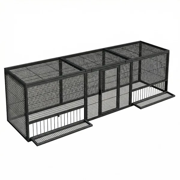 83"Thickened Chicken Coop Durable Pigeon Cage Outdoor Use Comfortable Poultry Cage For Home Breeding Easy-to-Install Des