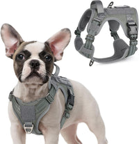 No Pull Tactical Dog Harness Molle Vest Adjustable Medium Large Dogs
