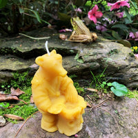 Big Bear Honeypot Beeswax Candle - BIG FRENCHIES