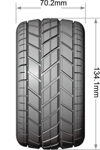 Louise RC MT-Rocket Soft 1/10 2.8 Monster Truck Belted MFT Tires Bead Lock Wheels 12mm, 14mm and 17mm hex LT3275SX