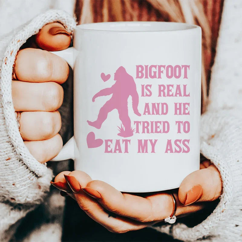 Bigfoot Is Real Ceramic Mug 15 oz - BIG FRENCHIES