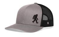 Bigfoot Trucker Hat  |  Black Sasquatch Snapback