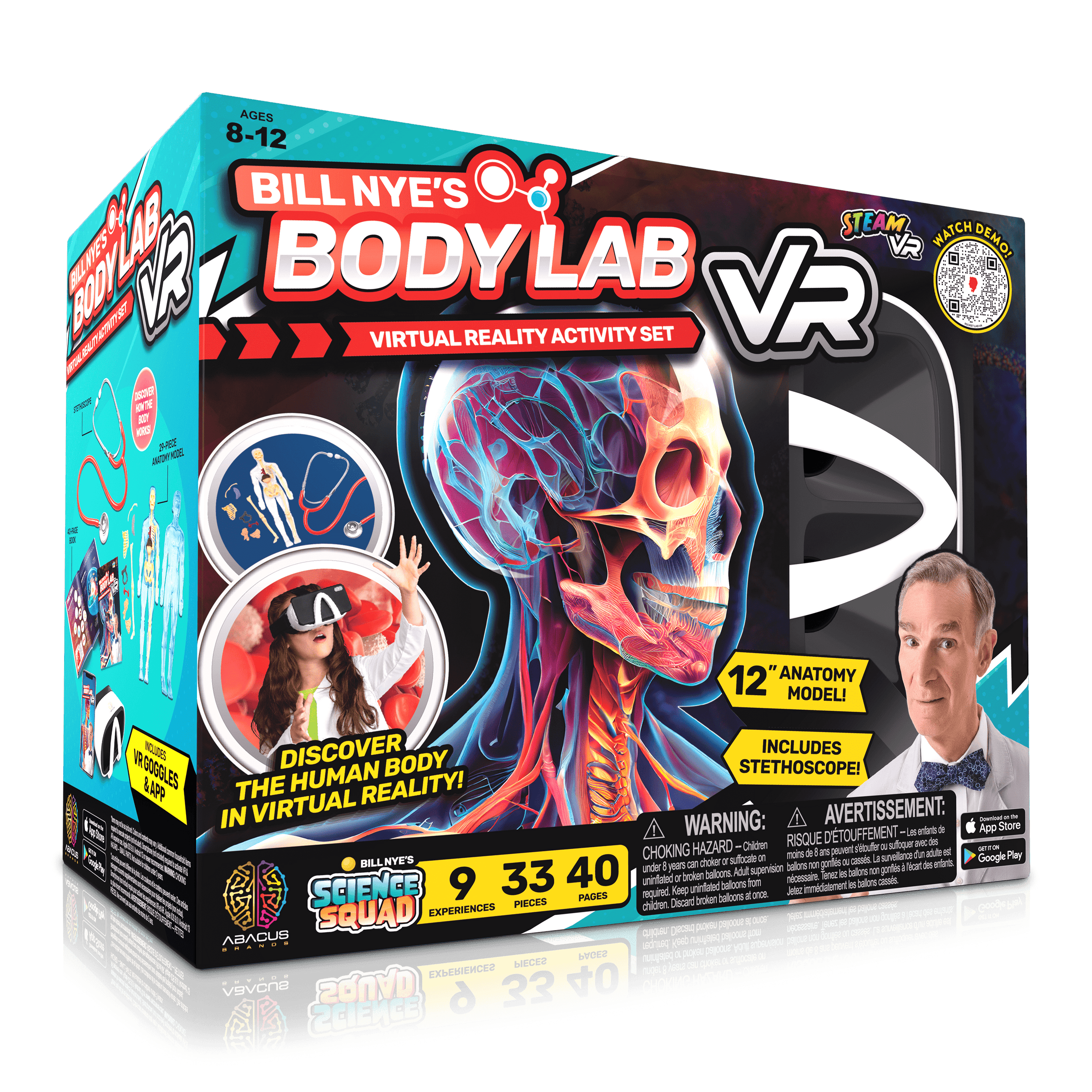 Bill Nye's BODY LAB VR Activity Set