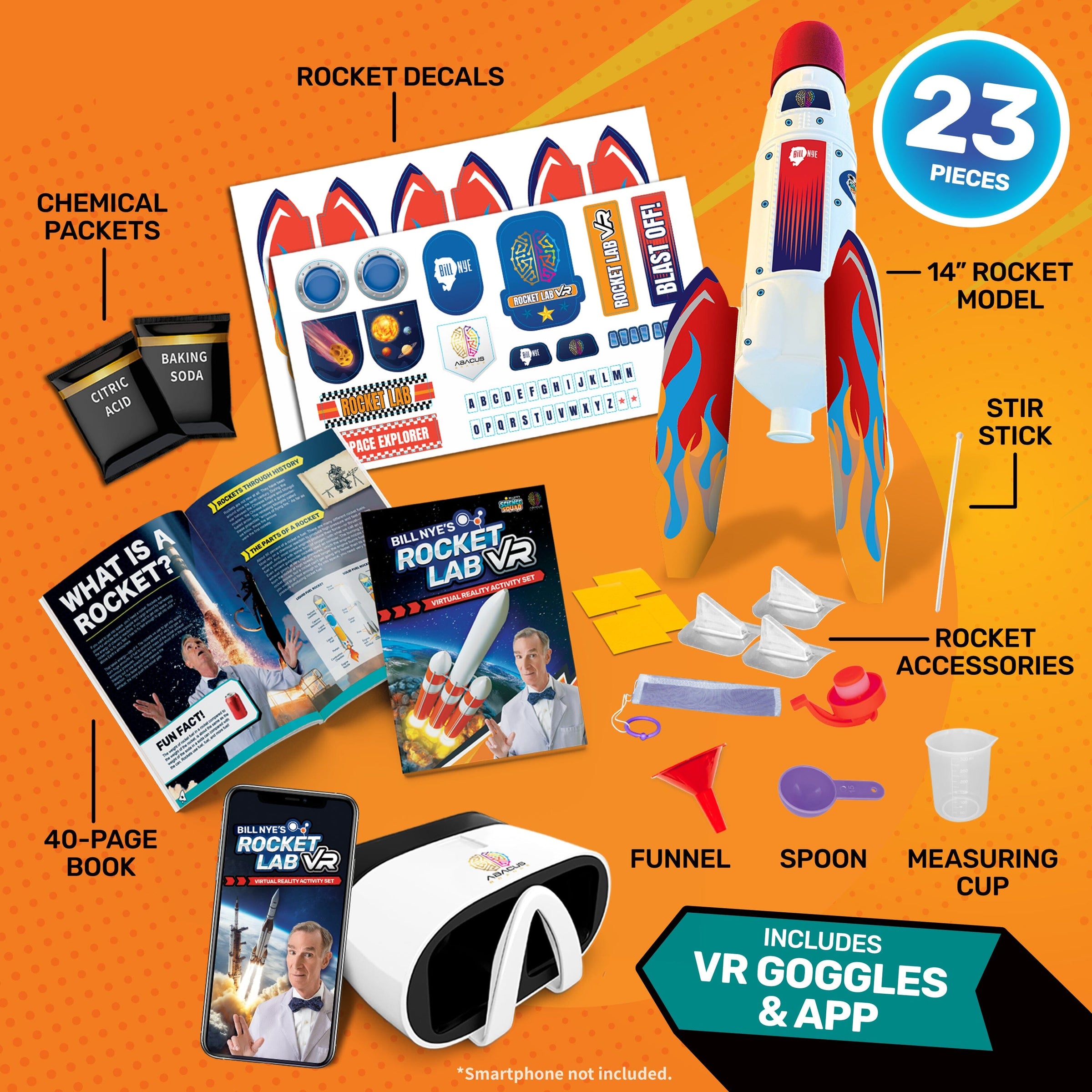 Bill Nye's ROCKET LAB VR Rocket Science Kit