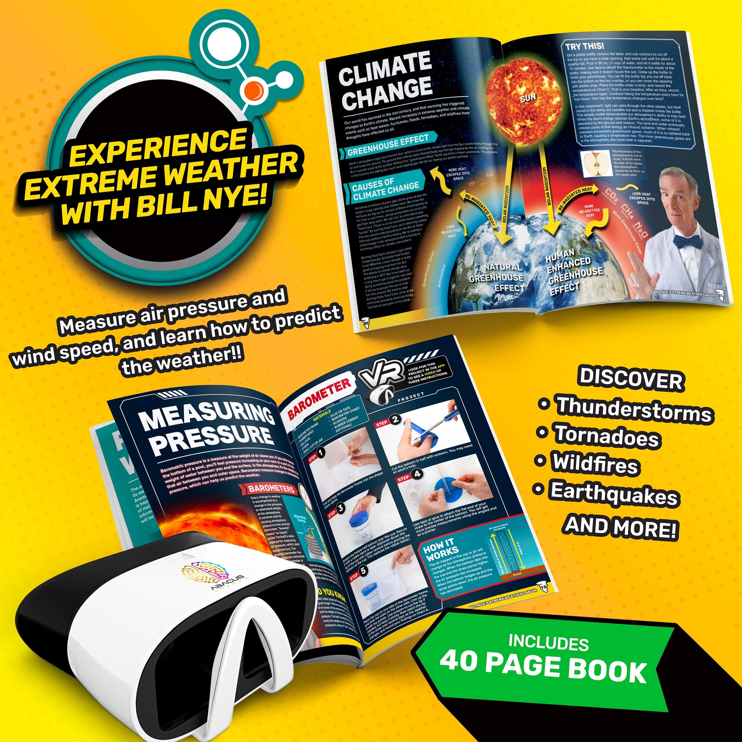Bill Nye's Virtual Reality Weather Kit XTREME WEATHER LAB VR