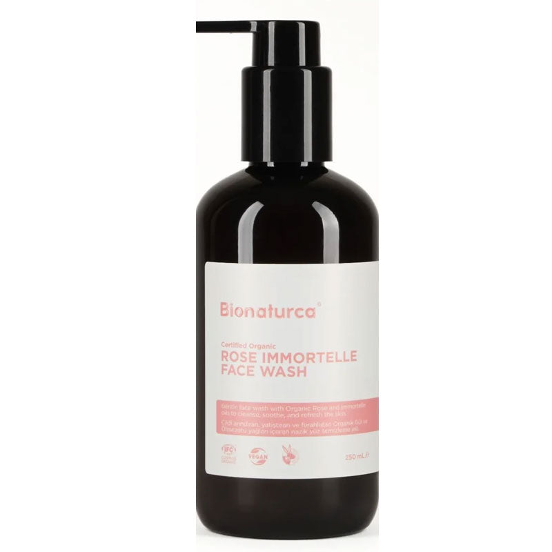 Bionaturca Organic Rose & Immortelle Cleansing Gel 250 ml