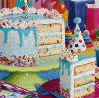 Birthday Cake 500 Piece Jigsaw Puzzle - Limited Release | Springbok Puzzles - BIG FRENCHIES