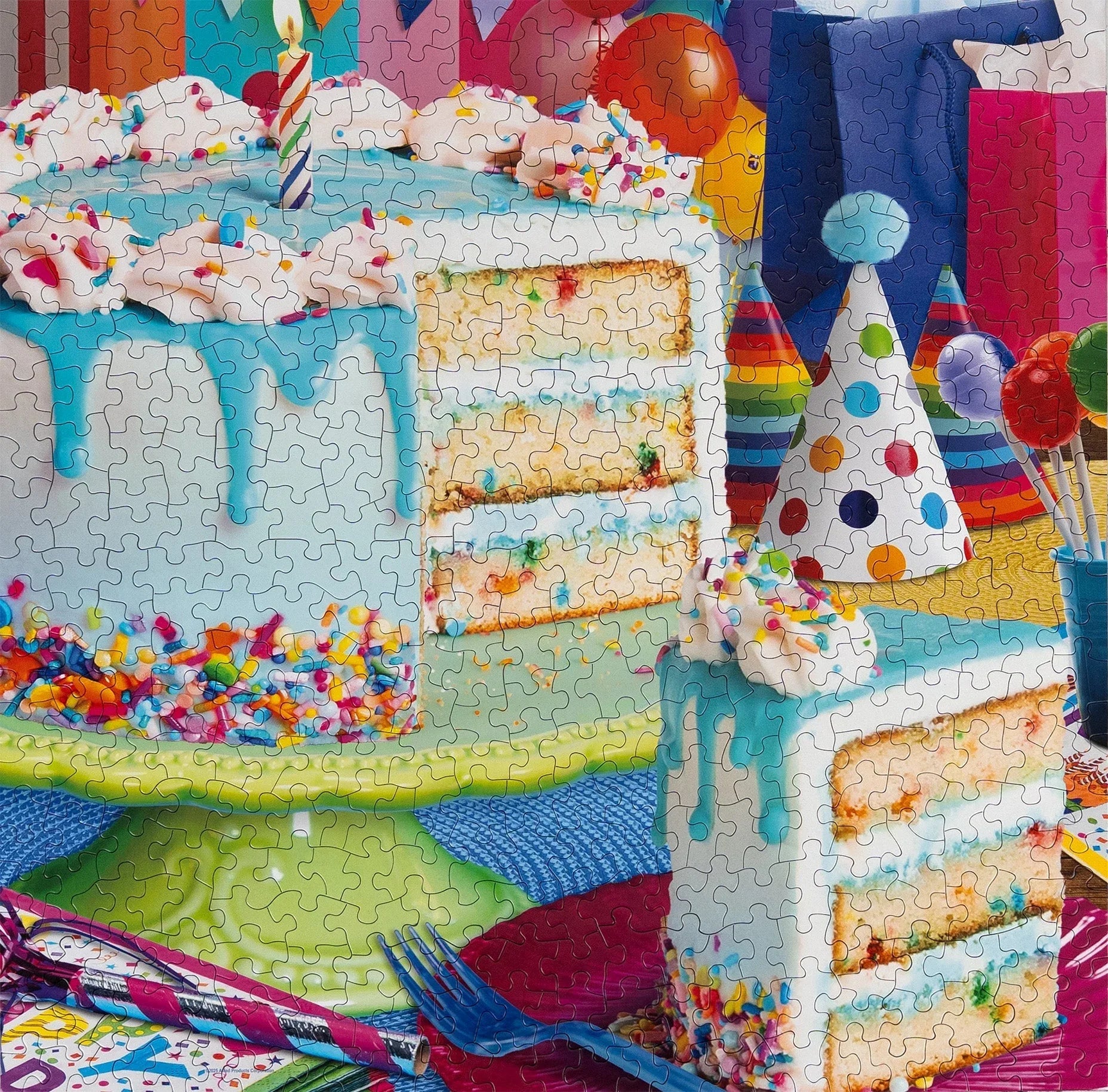 Birthday Cake 500 Piece Jigsaw Puzzle - Limited Release | Springbok Puzzles - BIG FRENCHIES