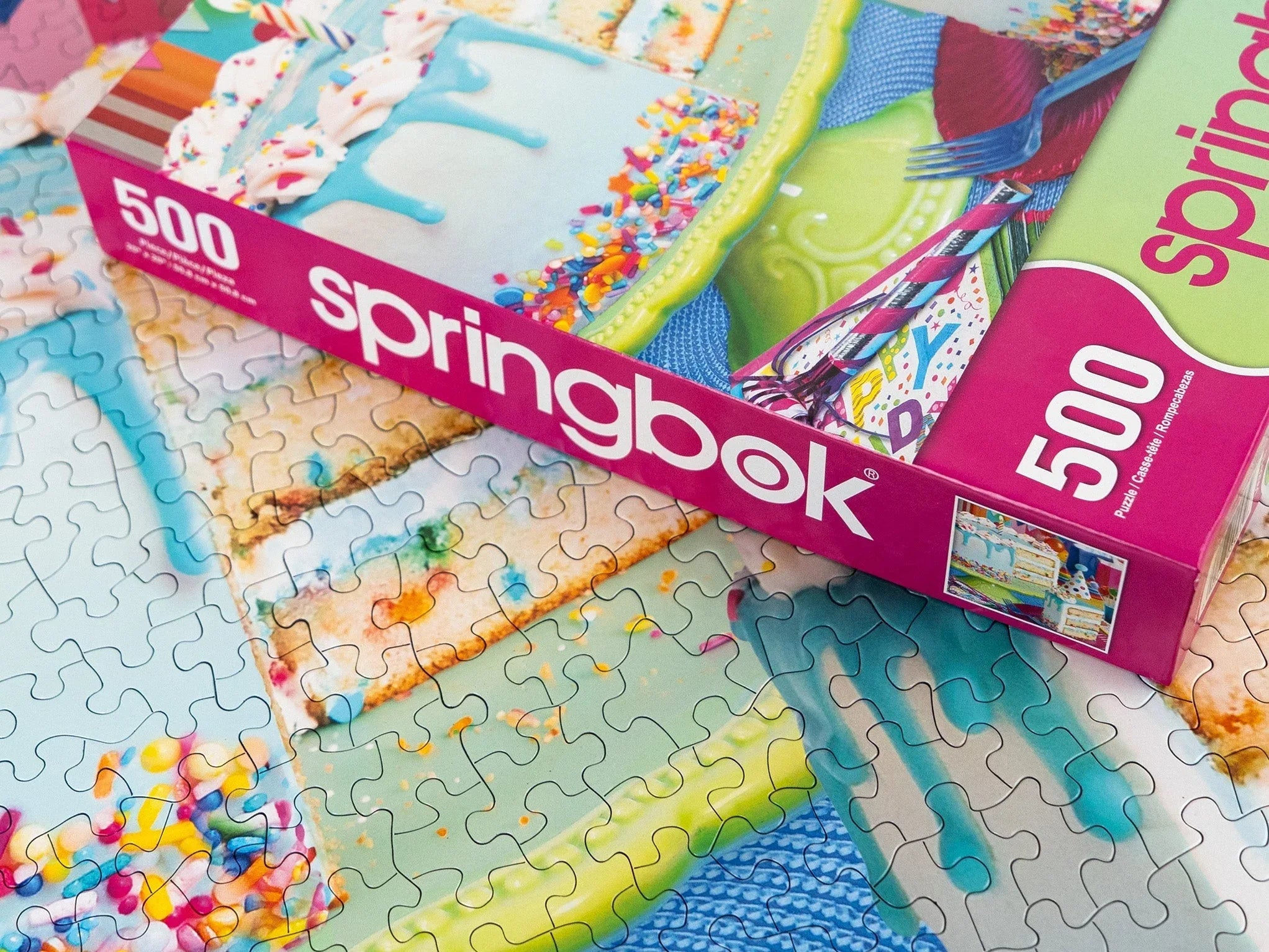 Birthday Cake 500 Piece Jigsaw Puzzle - Limited Release | Springbok Puzzles - BIG FRENCHIES